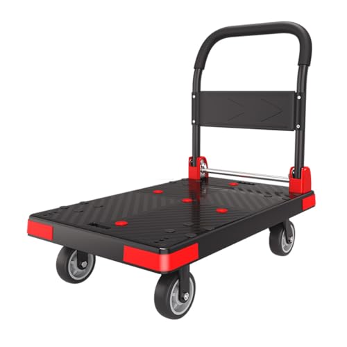 Carretilla Plataforma 500KG 90x60x90cm con Ruedas TPR miniatura 1