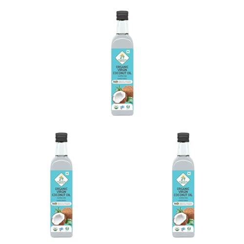 Image of 24 Mantra Organic Virgin Coconut Oil, 500ml (Pack of 3)