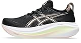 ASICS Women's Gel-Nimbus 27 Running Shoe, 9, Black/Breeze