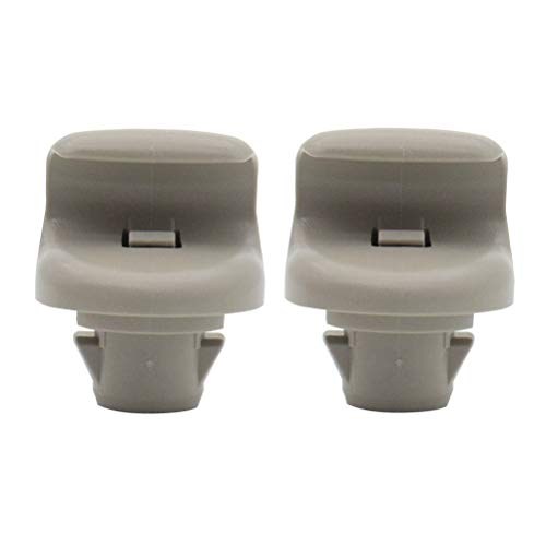 nissan tiida sun visor - AUTOXBERT 2PCS Inner Sun Visor Clips Sunvisor Holder Bracket Hook Gray For Nissan Qashqai J10 Juke F15 Tiida C12 X-Trail T30 T31 Almera Note E11 E12 Leaf ZE0 Micra K12 Primera Pathfinder R51 Frontier