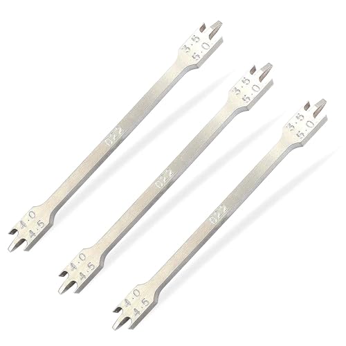 AAProTools 3 Pcs Bracket Height Gauge 022 Orthodontic 3.5mm-4mm-4.5mm-5mm Dental Instruments