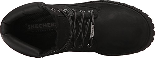 Skechers Sergeants Verdict, Herren Halbschaft Stiefel, Schwarz (BOL), 40 EU – Ansicht 2