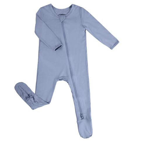 Image of Okayinn BubblePanda Rayon Made From Bamboo Baby Pajamas Baby Clothes for Boys Girls Unisex Zip-Front Non-Slip Onesie Sleeper