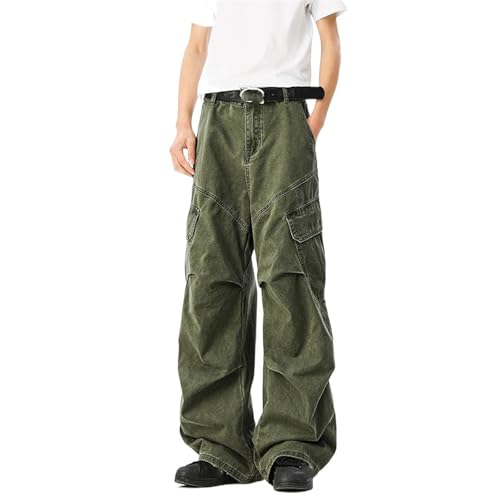 Men's Pants Spring Loose Wide-Leg Casual Workwear Japanese-Style Trouser for Men4