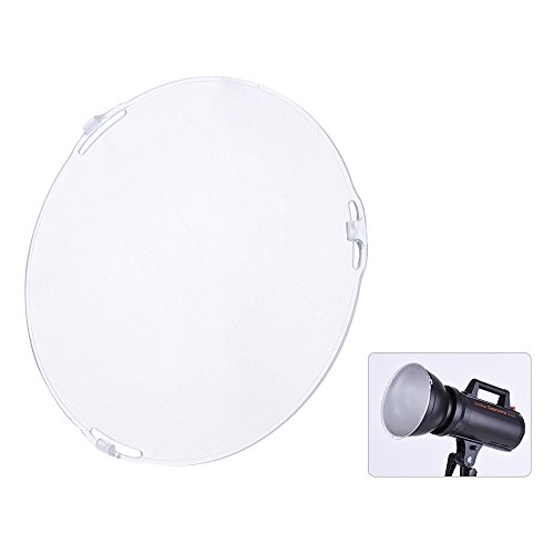 Image of Andoer Photo Studio Portable 18.5cm Frosted-Surface Diffuser Plate for Bowens Mount 7 inch Standard Reflector Lamp Shade