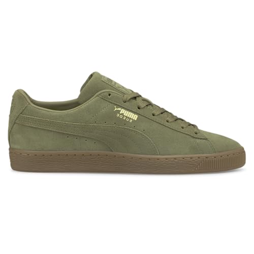 Image of PUMA Men's Suede Classic, Burnt Olive /Gum, 11.5