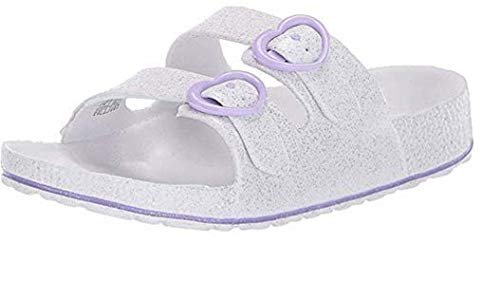Kenneth Cole REACTION Kids Aqua Love (Little Kid/Big Kid) White Multi Glitter 5 Big Kid