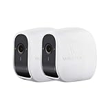 Wasserstein Silicone Skins Compatible with eufyCam E Wireless Security Camera - Help Camouflage and Accessorize Your Home Security Camera (2-Pack, White)
