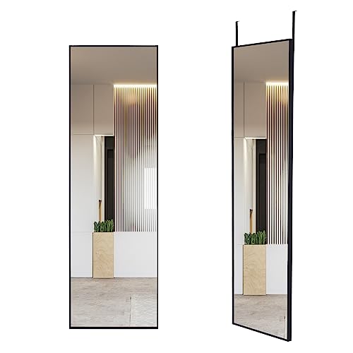 LVSOMT Wall Mounted Mirror, 47"x14" Full Body, Full Length Mirror, Over