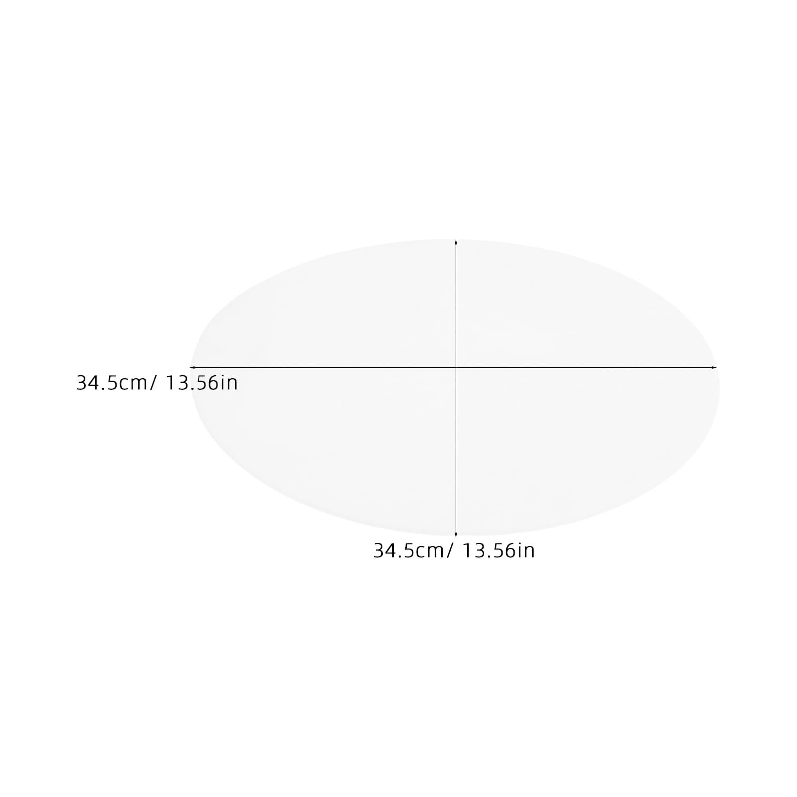 Disco Diffusore Luce Rotondo Acrilico 34,5 CM Spessore 1 MM per Lampada Sospensione e Paralume Tamburo, Diffusore Anti-Abbagliamento per Lampade da Tavolo e Illuminazione Casa