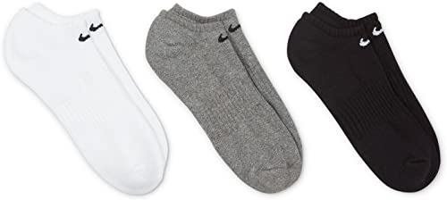 Image of Nike Adult Unisex Training No-Show Socks (3 Pairs)