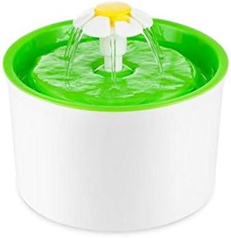 Automatic Pet Feeder Blue Flower Cat Electric Bowl Drinking Water Dispenser