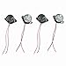 GDQLCNXB DC 3-24V 80dB Active Piezo Electronic Buzzer Beep Tone Alarm Ringer Continous Sound 10Pcs (Black) SFM-27-I