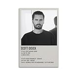 Scott Disick Poster mural esthtique avec couverture pour salon, chambre  coucher, 30 x 45 cm, style sans cadre