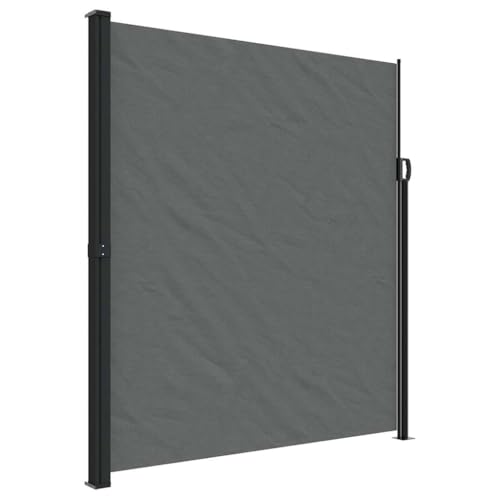 Store latéral extérieur noir pour créer un coin d'intimité sur votre terrasse