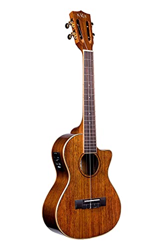 Kala KA-KTGE-C Ukulélé ténor Hawaiian Koa Gloss avec pan coupé et égaliseur - Les Beatles, Paul McCartney, John Lennon, RIngo Starr, George Harrison Kala KA-KTGE-C Ukulélé ténor Hawaiian Koa Gloss avec pan coupé et égaliseur – Image 5