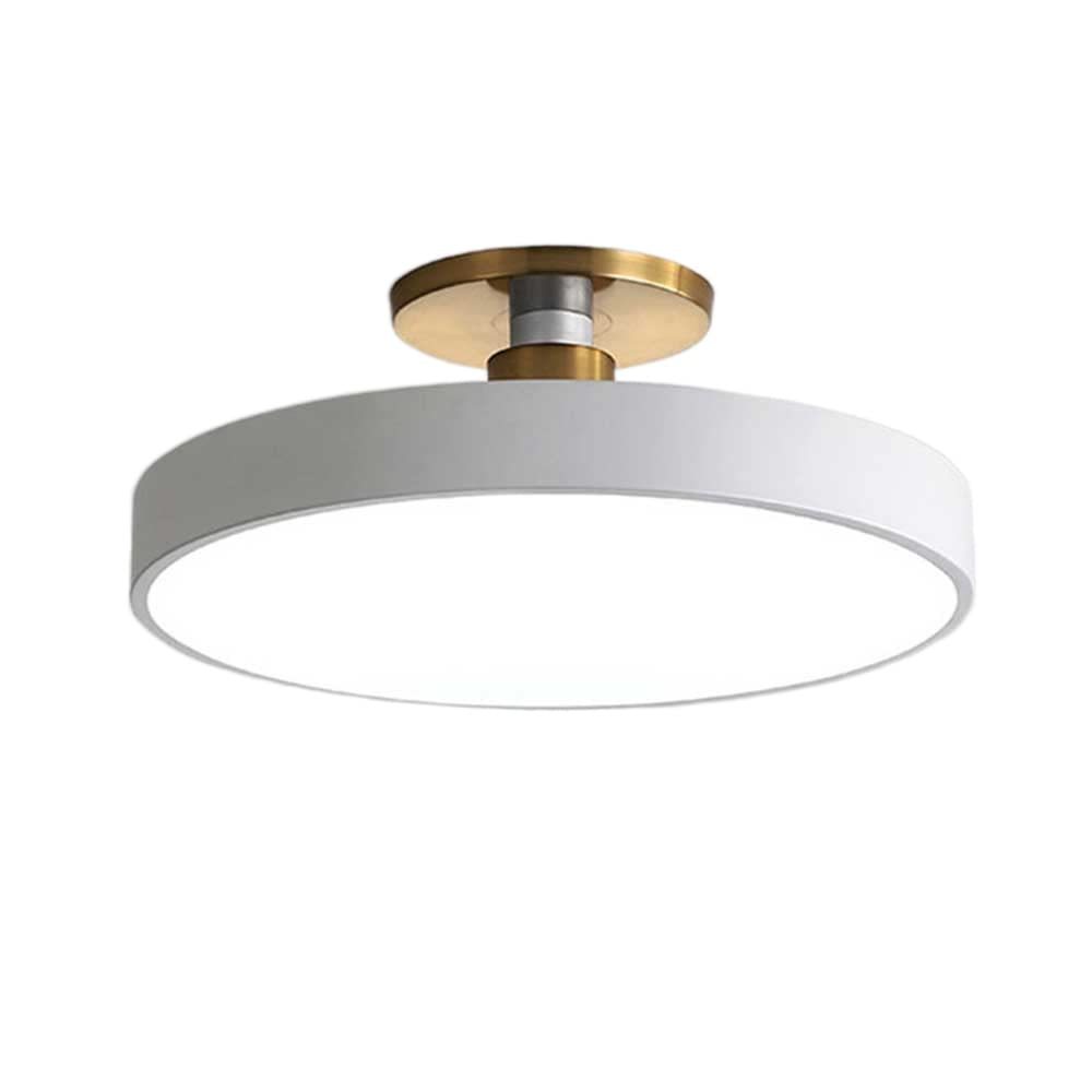 SHUANGZ Dome Light Color Ceiling Lamp 3 Light Color Variable Embedded Installation Close To Ceiling Light Fixtures LED Flush Mount Ceiling Lights Modern Minimalist Style Balcony Kitchen Bedroom Lamp