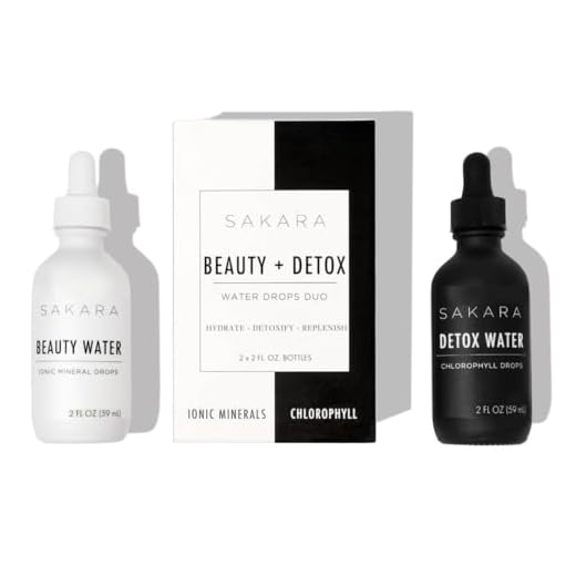 Sakara Beauty + Detox Water Drops w/Minerals & Chlorophyll 2-2oz
