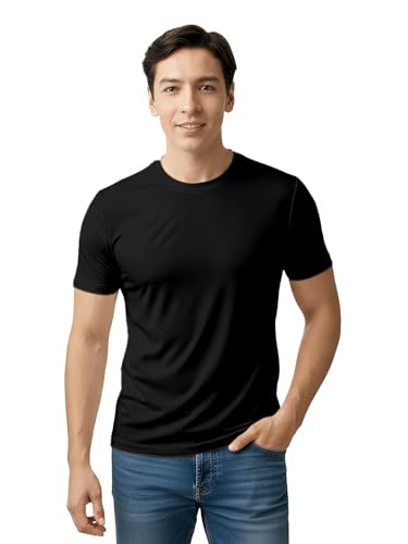Image of Gym T Shirts for Men Workout | Sports Tshirt for Man | Running Mens T-Shirts | Polyester Men's T Shirt | Quick Dry fit Training Active Wear | Badminton Football Jersey Tshirts