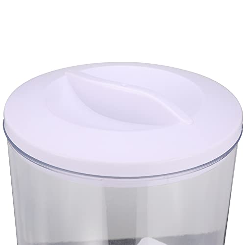 TRUSBER Dual Cereal Dispenser Solid Dry Food Distributor Airtight Grains Candy Dispensing with Twist for Home&Kitchen