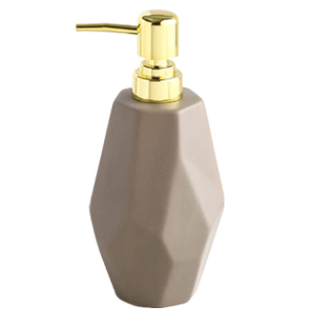 Dispenser di sapone in Ceramica da 17 oz/500 ml, Dispenser di detersivo per Piatti ad alta capacità, ricaricabile Con pompa, Dispenser di lozione per shamp