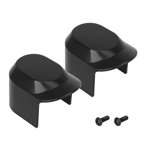 Zkydhbd 1 par de fundas decorativas delanteras para patinete eléctrico para 5 modelos y fácil de instalar, cubierta decorativa frontal protectora