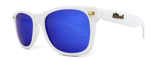 Gafas de sol Knockaround Fort Knocks Matte White / Moonshine POLARIZADAS