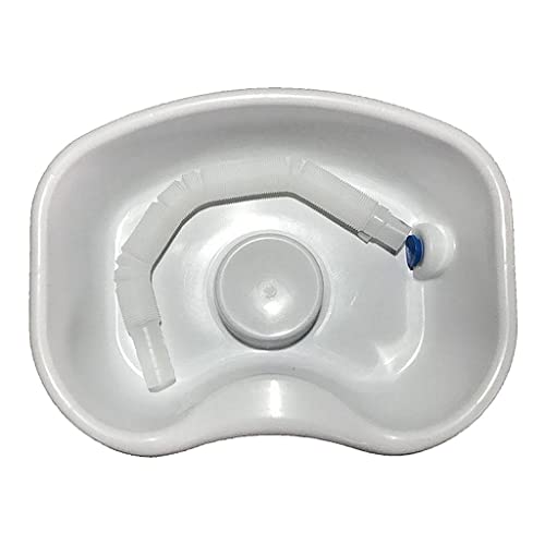 Milageto Bac Lavage Cheveux Portable 150cm Blanc