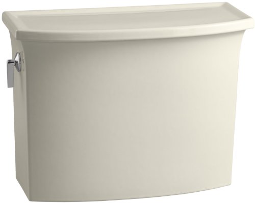 Kohler K-4431-96 Archer 1.28 gpf Toilet Tank, Biscuit