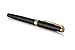 Parker Sonnet Black Lacquer Fountain Pen, Fine Nib, Black Ink