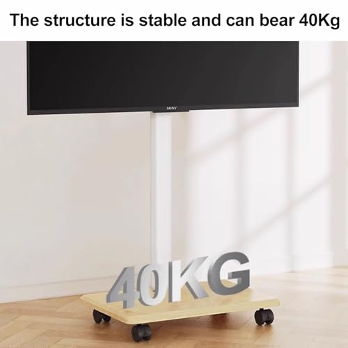 Soporte móvil para TV de 32-75 pulgadas con inclinación 30° miniatura 6