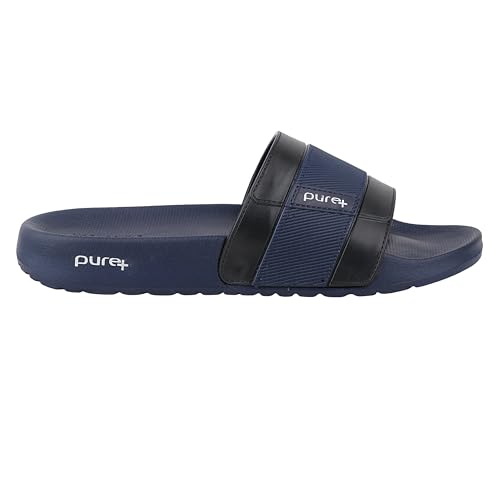 Image of URJO PURE-51 Men's Sliders /Slippers Lightweight Super Flexible Arch Support Durable Anti Skid & Stylish Dailywear Sliders /Slippers for Men (URJO by Welcome)