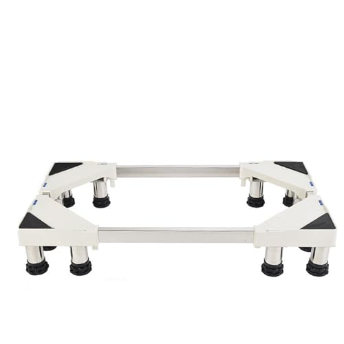 YiHYSj Base para FrigoríFico 105 – 130 Cm con 12 Pies Resistentes Soporte FrigoríFico Acero Inoxidable para FrigoríFico ElectrodoméSticos Altura 15/20/25/30cm (25-28cm)