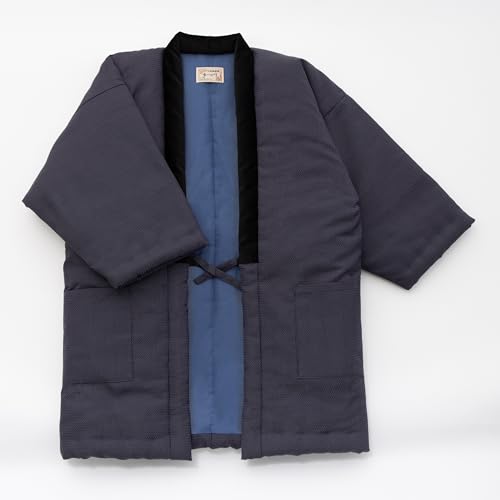Hexagonal Pattern HANTEN (Cotton Jacket Made in Japan Kimono-Style) Size Mens4