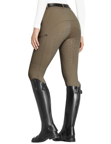 FitsT4 Sports Reitleggings Damen Reithose Silikon vollbesatz...