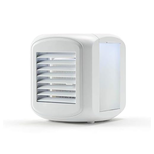 Taurus Snowfield Mini - Mini climatizador evaporativo, Mini cooler, Aire acondicionado portátil, Mini ventilador, Con luz, 640ml, 3velocidades, Ventila, refresca y humidifica, Depósitos refrigerables.