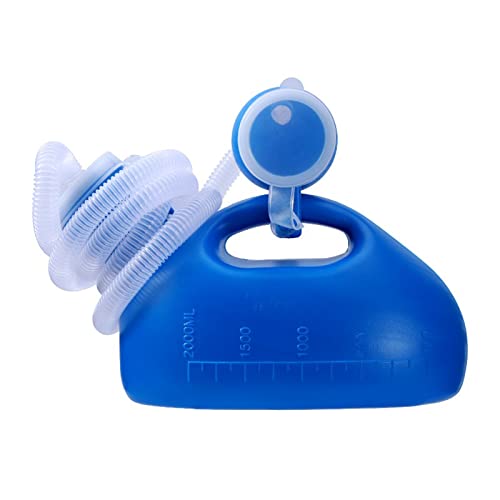 YNGJUENCP Leakproof Urine Bottle,2000ml Portable Outdoor Measuring Urinal Bottle with Lid Male Pee Urinal Storage Urine Collector for Men,Kids Or Long-Distance Bus Drivers(Size:5pcs)