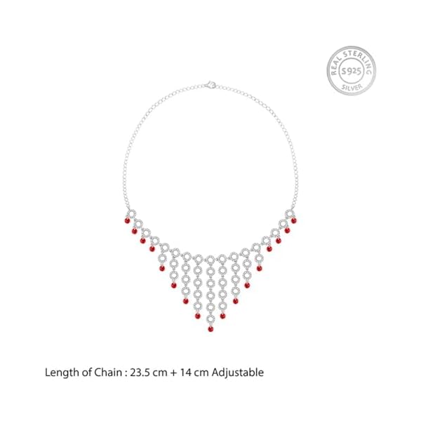 GIVA 925 Silver Love in Circles Set|Gift for Girlfriend| With Certificate of Authenticity and 925 Stamp | 6 Months Warranty* - Image 6