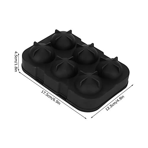 Molde para cubos de hielo Zerodis 6 celdas de silicona miniatura 3