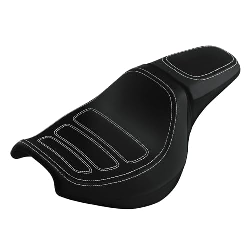 Asiento doble de motocicleta con espuma de alta densidad para Fat Bob FXFB