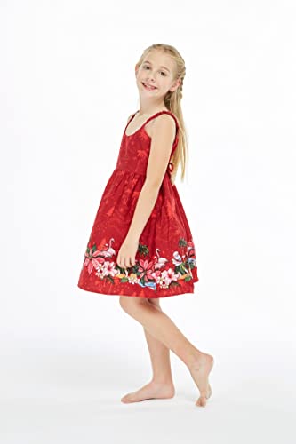 Matchable Family Hawaiian Luau Men Women Girl Boy Clothes in Christmas Santa in Hawaii Red Cross4