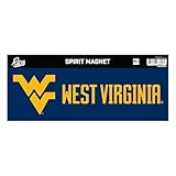 Rico Industries NCAA West Virginia Mountaineers 4 x 10 Team Spirit Magnet - Car, Home Décor - Refridgerator, Office, Kitchen