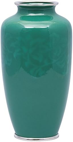 七宝焼 70号並 ひすい花瓶 109-13-