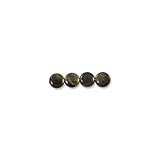 Golden Sheen Obsidian Coins 15mm (4-Pcs)