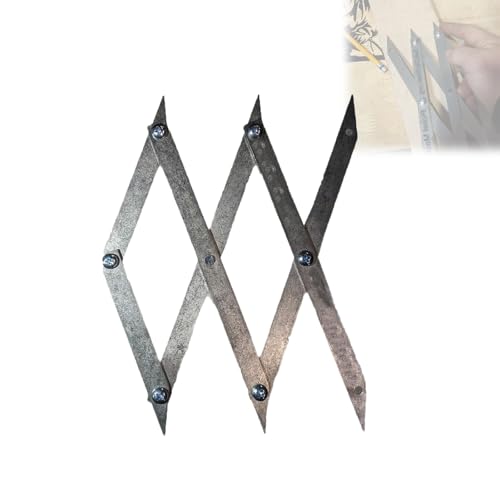 Picket Master Pro 3 -Punkt -Zentrum -Finder für präzise Messungen, Finderwerkzeug aus Edelstahl -Stahl im Mittelpunkt, gleichbleibiger Messung, für Schweißen und Holzbearbeitung 1pc