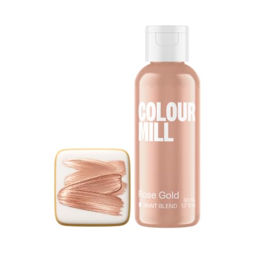 Image of Colour Mill Edible Food Paint 50 Milliliters - Metallic Rose Gold