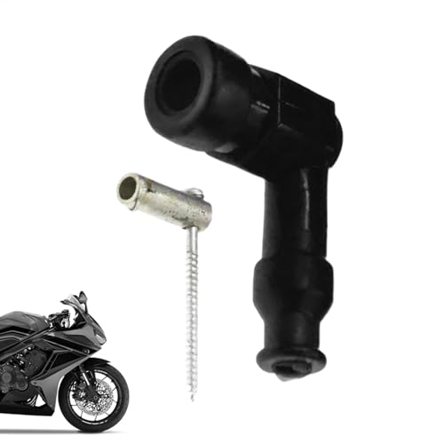 Connecteur de bougie d'allumage, capuchon de connecteur en caoutchouc de moto - Connecteur de bougie d'allumage de moteur en caoutchouc étanche, résistant à la poussière et à la poussière - Pièce de