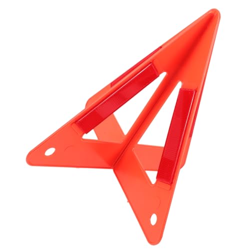 WEKADRIN Triangolo Avvertimento Riflettente per Auto Segnale Emergenza Resistente e Facile da Installare Sicurezza Notturna Caso Guasto Accessorio Auto Essenziale