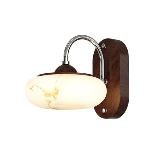 Lámpara de pared de cristal para escaleras y baños con sistema de iluminación LED retro