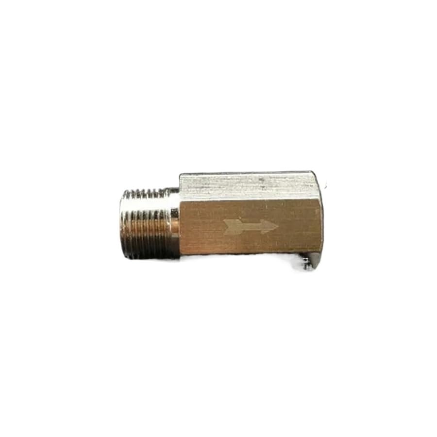Clapet anti-retour laiton nickelé DN10 3/8 vanne de protection pneumatique gaz huile